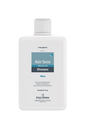 FREZYDERM – Hair Force Μen Shampoo Σαμπουάν Ενίσχυση Τριχοφυΐας & Κατα της τριχόπτωσης – 200ml