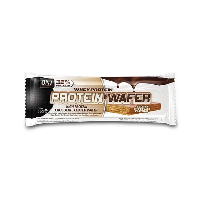 QNT 32% Protein Wafer Bar Belgian Chocolate, 35gr